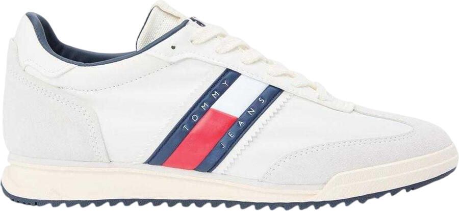 Tommy Jeans Suède hardlooptrainers heren (Ivoor)