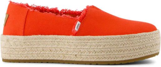 TOMS 10021919 flame canvas fray