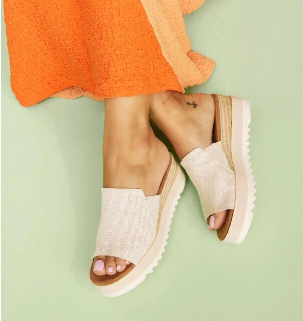 TOMS 10021968 diana mule white onyx 3201