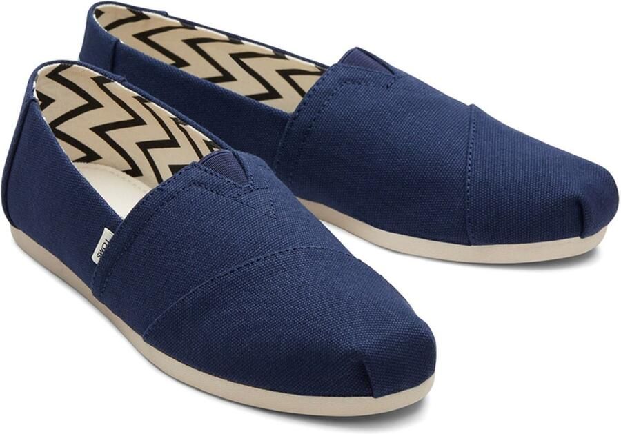 TOMS Alpargata 100% Katoen Dames Espadrilles Navy