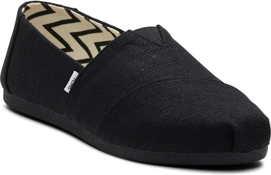 TOMS Alpargata Classic Katoenen Dames Zwarte Espadrilles
