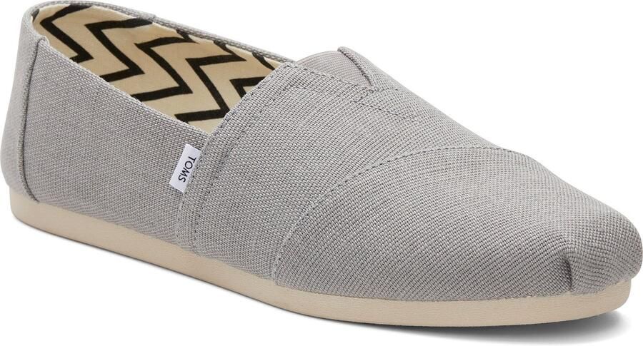 TOMS Alpargata Classic Katoenen Heren Drizzle Grijze Espadrilles