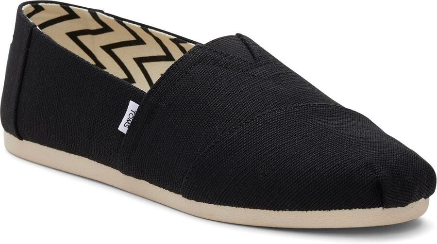 TOMS Alpargata Classic Katoenen Zwarte Espadrilles Voor Mannen