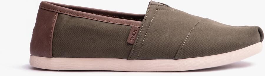 TOMS ALPARGATA Heren Espadrilles Donkergroen
