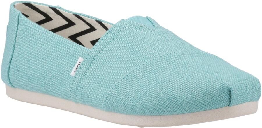 TOMS Alpargata Klassiek Jute Dames Espadrilles Aqua