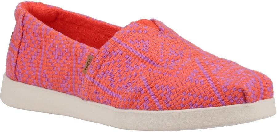TOMS Alpargata Plus 100% Katoen Dames Vuur Espadrilles