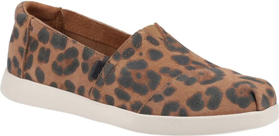 TOMS Alpargata Plus Leren Espadrilles Voor Dames In Bruine Suiker Kleur