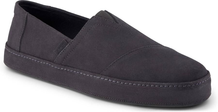 TOMS Alpargata Premium Leer Heren Forged Iron Espadrilles