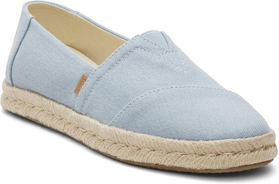 TOMS Alpargata Rope 2.0 Textiel Dames Lichtblauwe Espadrilles