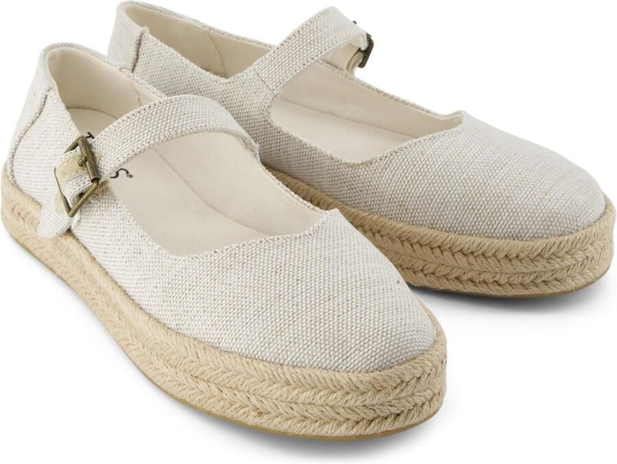 TOMS Carolina Mary Jane Nylon Dames Natuurlijke Espadrilles