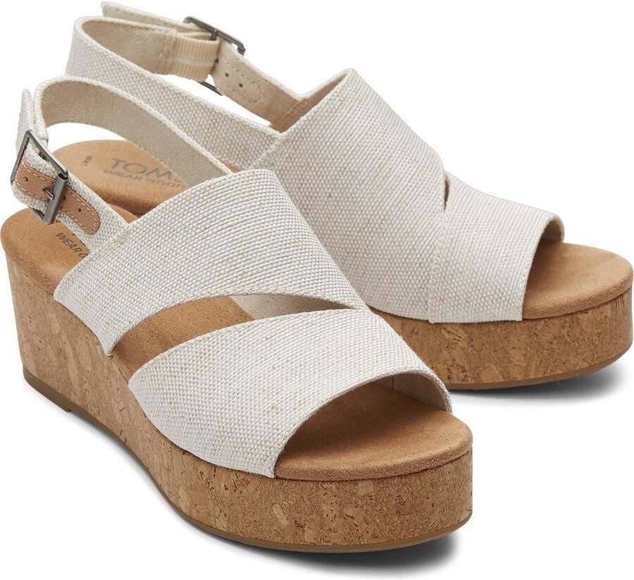 TOMS Claudine Nylon Damesschoenen Natuurlijk