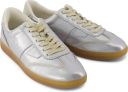 TOMS Collins Leren Dames Zilveren Sneakers