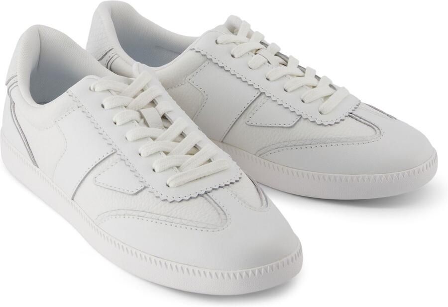 TOMS Collins Leren Vrouwen Witte Sneakers