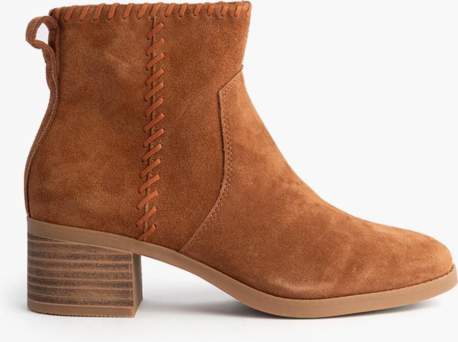 TOMS Delilah Dames Enkellaarsjes Bruin