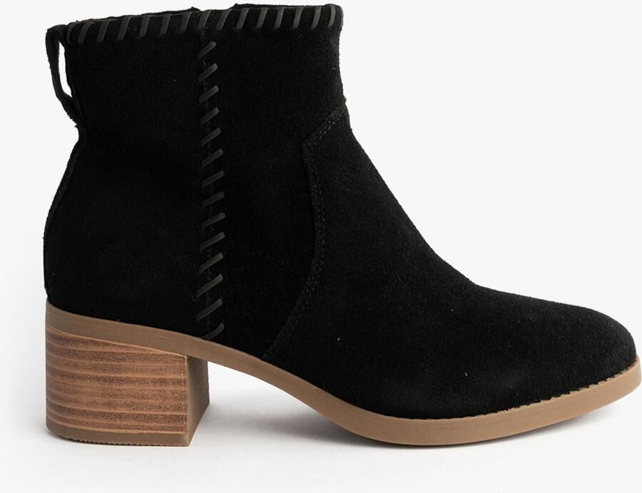 TOMS Delilah Dames Enkellaarsjes Zwart