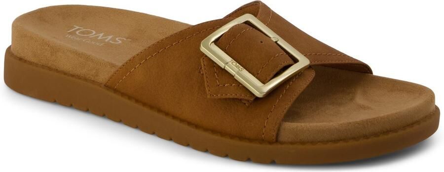 TOMS Marin Textiel Dames Bruin Suiker Sandalen