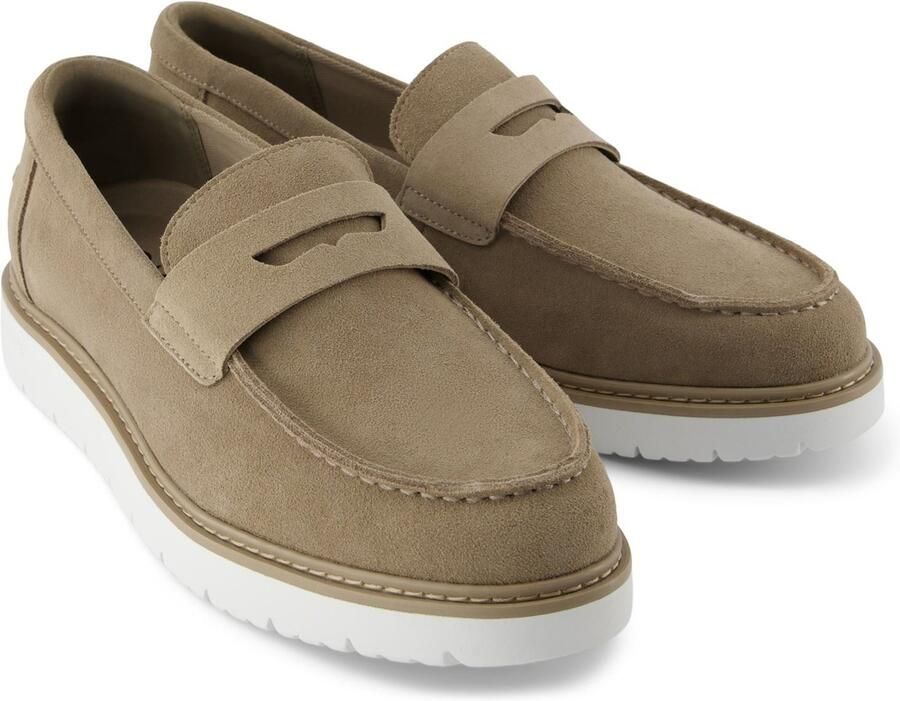 TOMS Navi TRVL LITE Havana Leren Dune Instappers voor Mannen