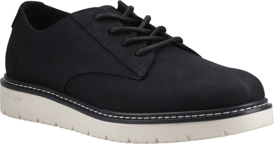 TOMS Navi TRVL LITE Leren Heren Zwarte Oxford Schoenen
