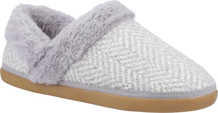 TOMS Oslo Polyester Dames Slippers in Drizzle Grey