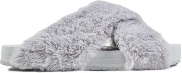 TOMS Pantoffel 10016798 susie eva mid grey faux fur