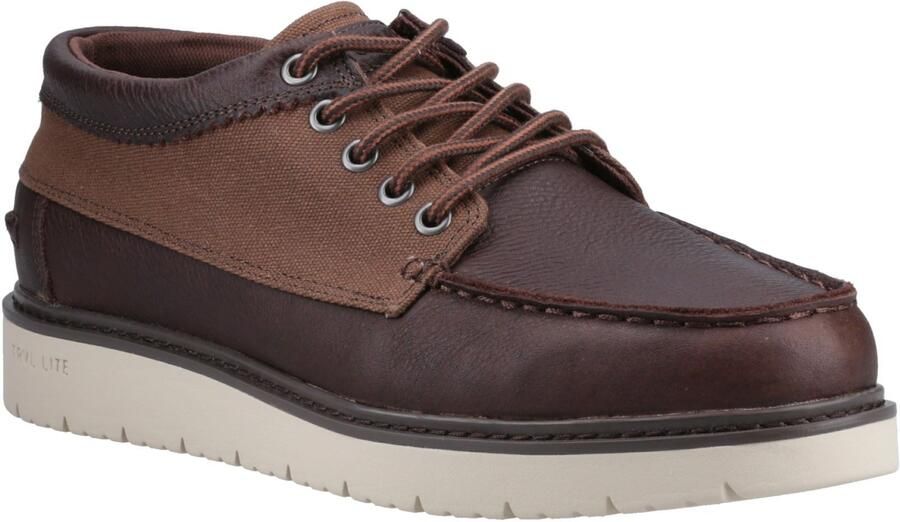 TOMS TRVL Lite Forrest Leer Heren Bruin Veterschoenen