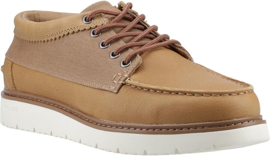 TOMS TRVL LITE Forrest Leer Heren Tan Veterschoenen