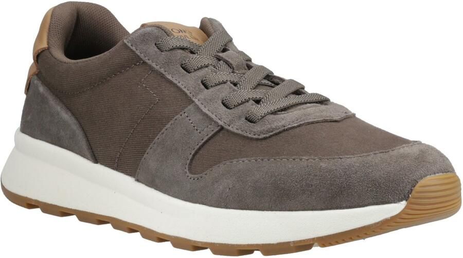 TOMS TRVL Lite Retro Leer Heren Olijf Trainers
