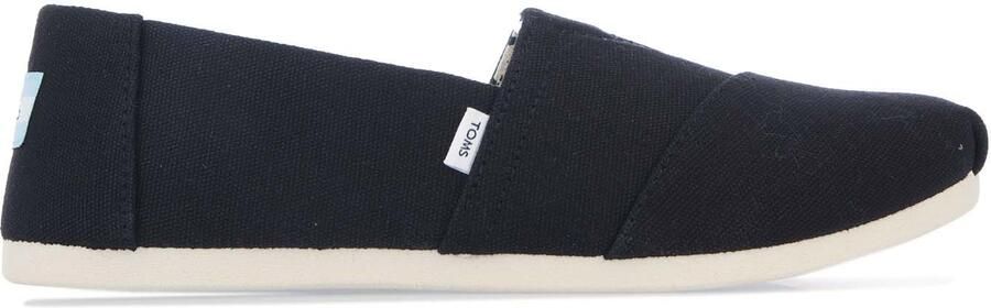 TOMS Women's Recycled Cotton Alpargata Espadrille Pumps in Black