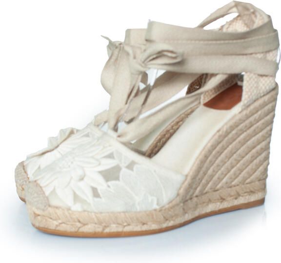 Tory Burch Pre-owned Tory Burch bloemen espadrille wedge