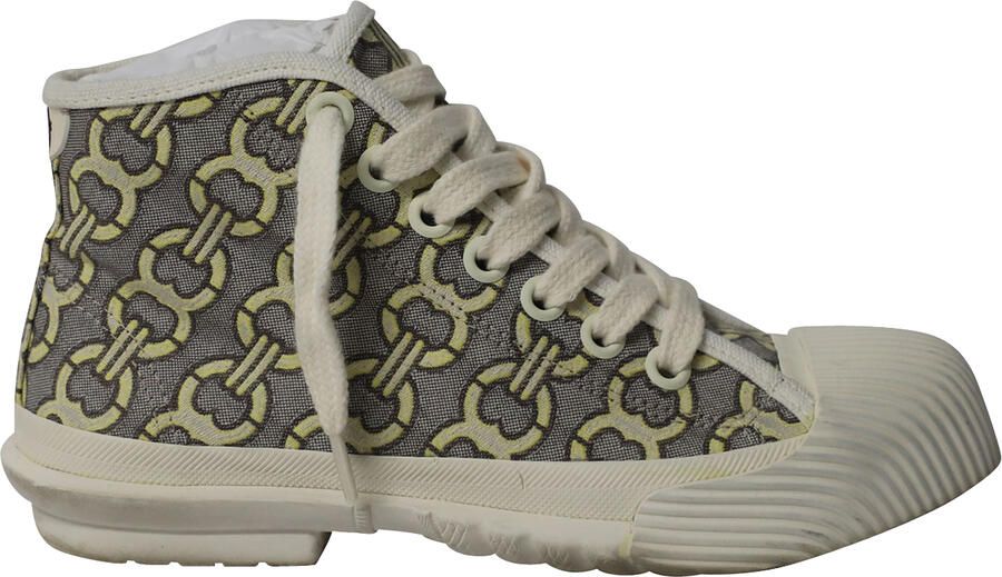 Tory Burch Pre-owned Tory Burch Buddy Hoge Sneakers in Multicolor Canvas