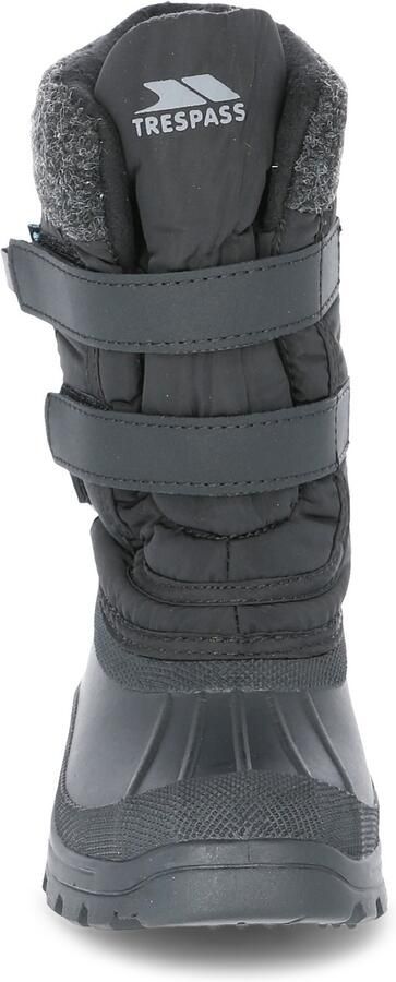 Trespass Childrens Boys Strachan II Waterdichte Aanrakingsbevestiging Sneeuwschoenen (Zwart)