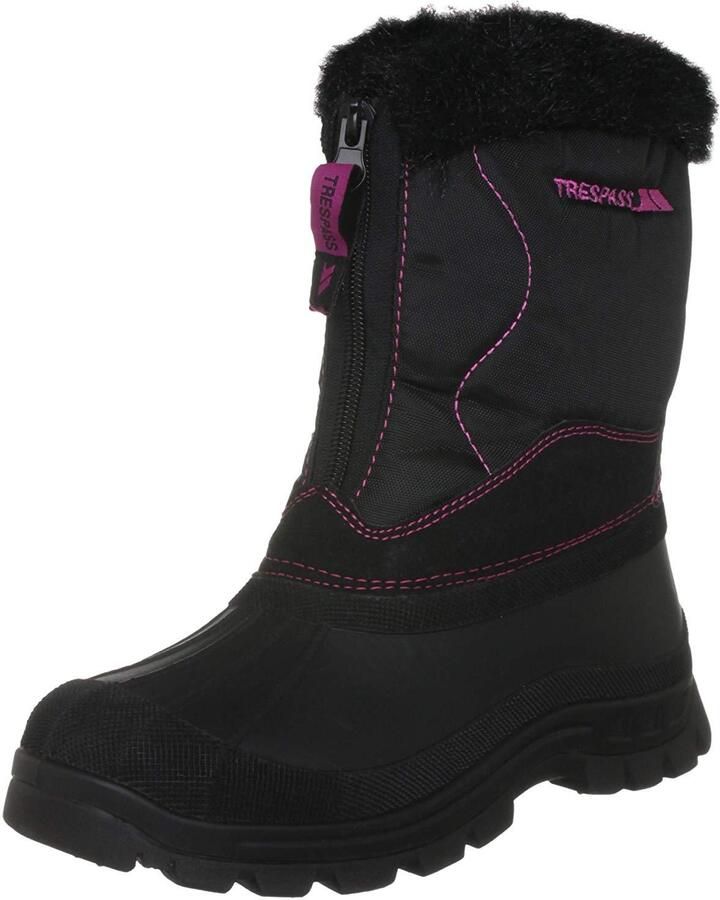 Trespass Dames Zesty Sneeuw Laarzen met Rits (Zwart)