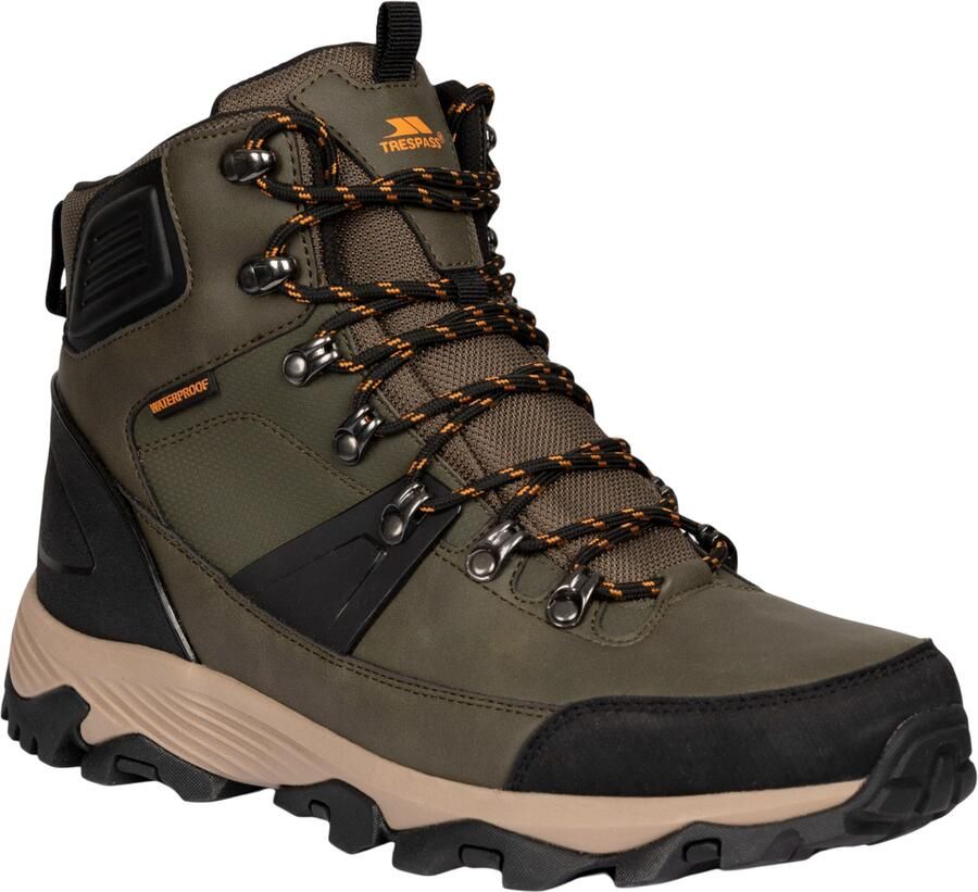 Trespass Heren Conrad waterdichte wandelschoenen (Olijf)