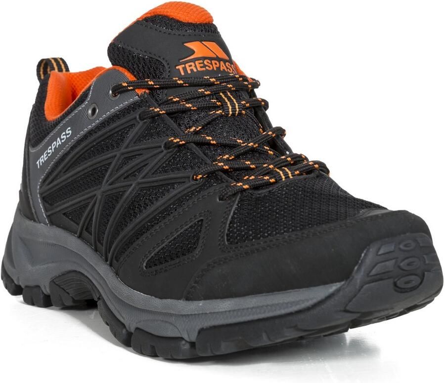 Trespass Heren Fisk Trainers (Zwart)