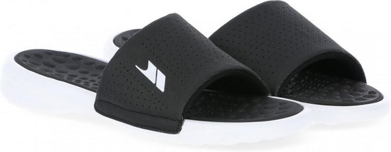 Trespass Herenslippers Gedempte sandaal (Zwart Wit)