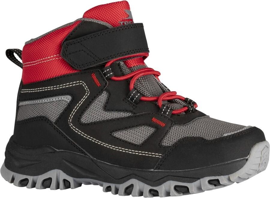 Trespass Kinderen Kinderen Adair Wandelschoenen (Zwart Rood)