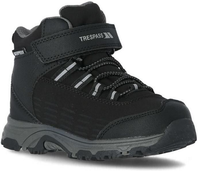 Trespass Kinderen Kinderen Harrelson Mid Cut Wandelschoenen (Zwart)