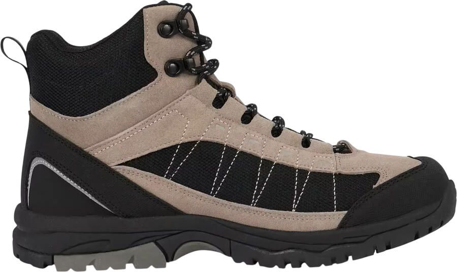 Trespass Scarp Mid Cut-laarzen voor heren (Zwart)
