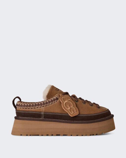 Ugg Australia Dames slipper met vetersluiting en heritage design
