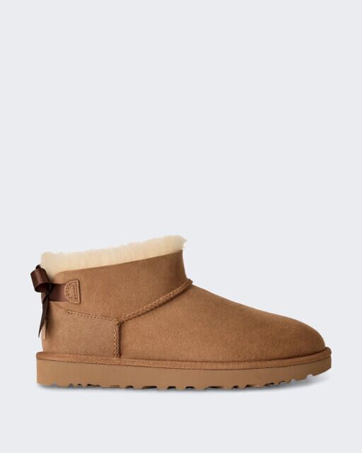 Ugg Australia Dames ultra mini laarzen met strikdetail