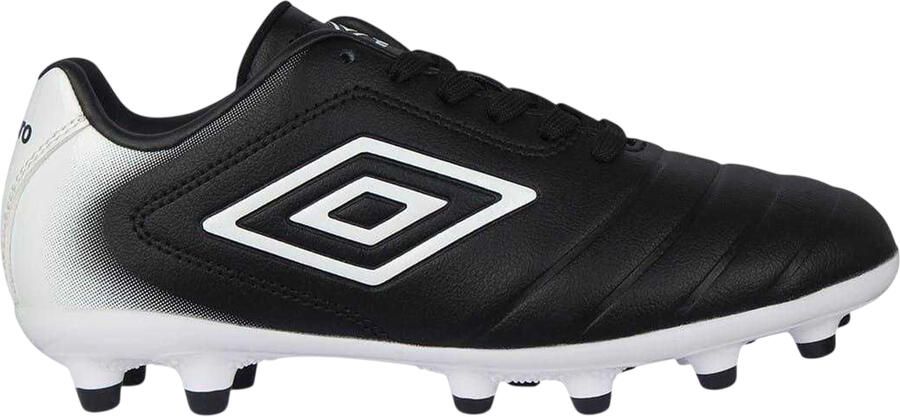Umbro Calcio tweekleurige voetbalschoenen voor kinderen geschikt voor harde ondergrond (Zwart Wit)