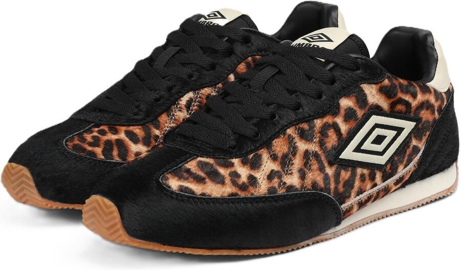 Umbro Clayton Luipaard Zwarte Sneakers