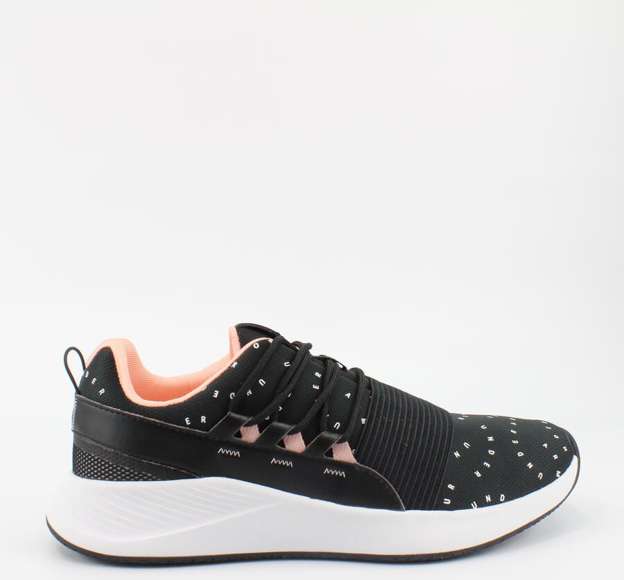 Under Armour Charged Breathe McPrint Zwart Textiel Damestrainers 3023222 001
