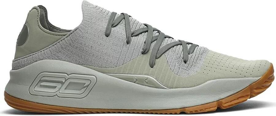 Under Armour Curry 4 Low Basketbal Heren Groen Trainers