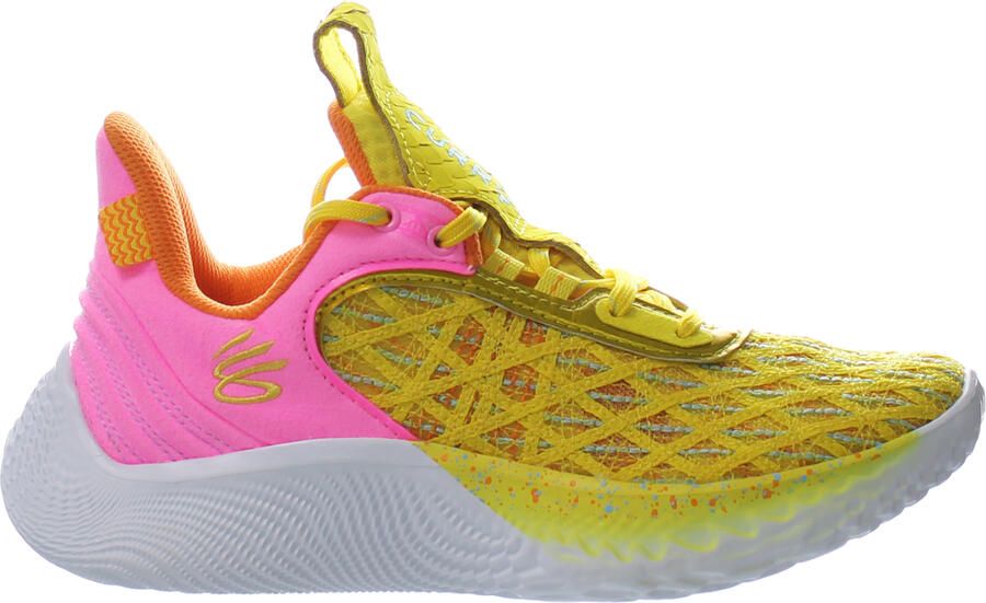 Under Armour Curry Flow 9 Sesamstraat Geel Kinderschoenen