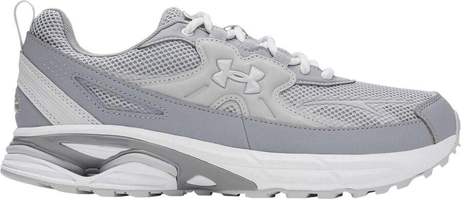 Under Armour Dames Apparition Tech Logo Leren Sneakers (Frost Grijs)