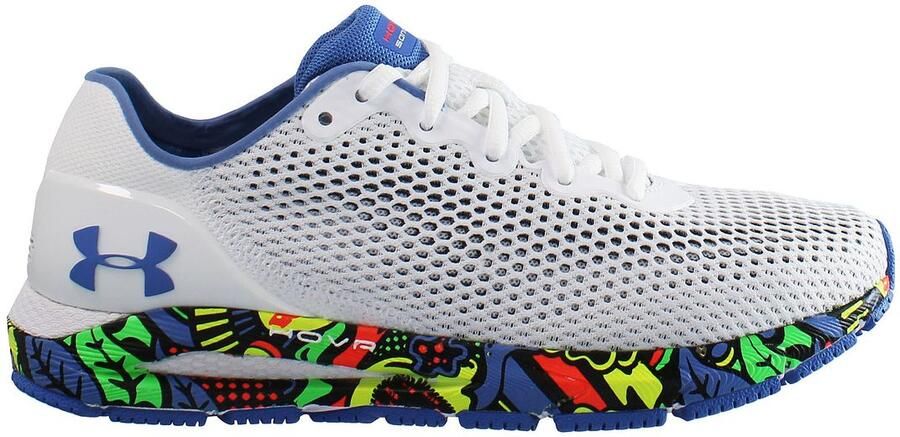 Under Armour HOVR Sonic 4 Run Raar Wit Dames Hardlooptrainers