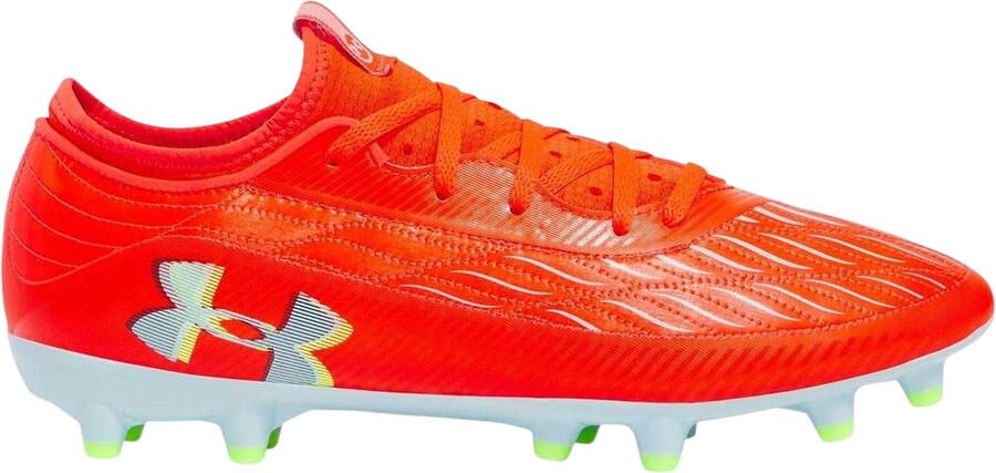Under Armour Magnetico Elite 4 voetbalschoenen voor heren voor harde ondergrond (Rood)