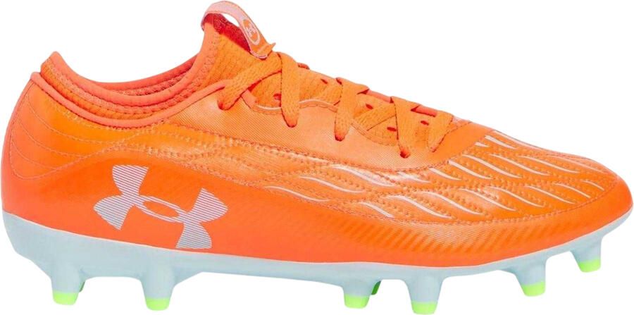 Under Armour Magnetico Elite 4 voetbalschoenen voor kinderen voor harde ondergrond (Rood)