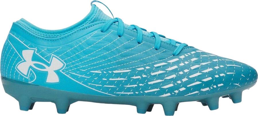 Under Armour Magnetico Elite 5 voetbalschoenen voor heren voor harde ondergrond (Blauw Wit)